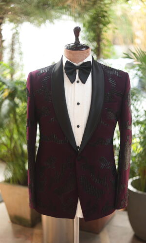 The Crimson Noir Tuxedo Set