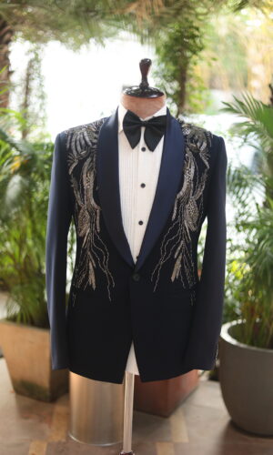 The Azure Bead Tuxedo Set