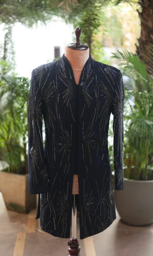 The Midnight Bead Indo-Western Set